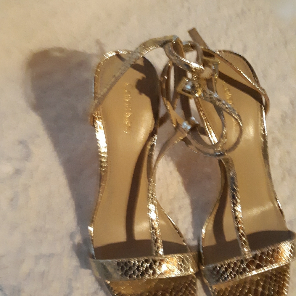 New hi heel shoes Sebring Gold